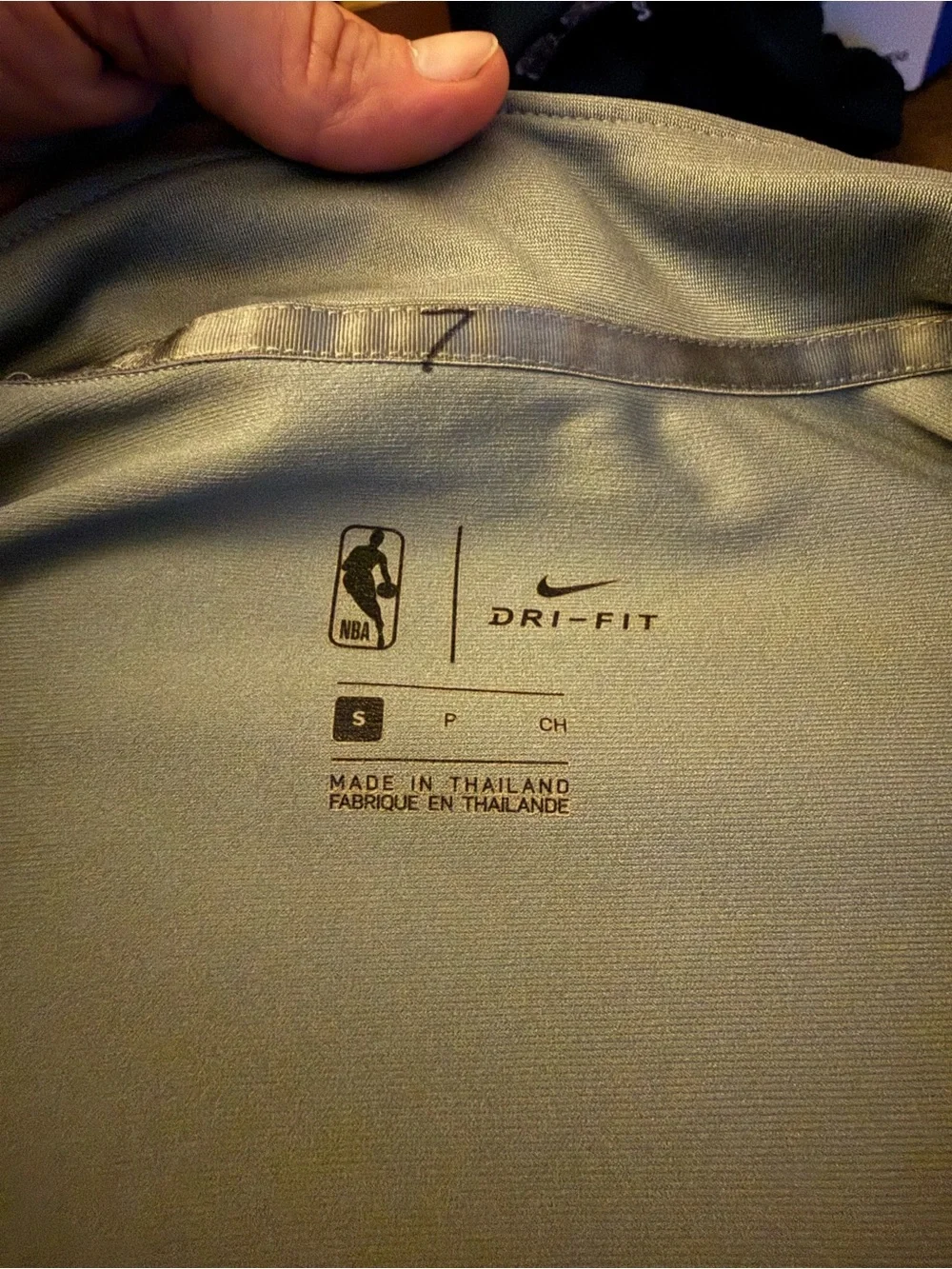 Nike Team Issued Houston Rockets #7 Player Pullover Quarter Zip Size Small